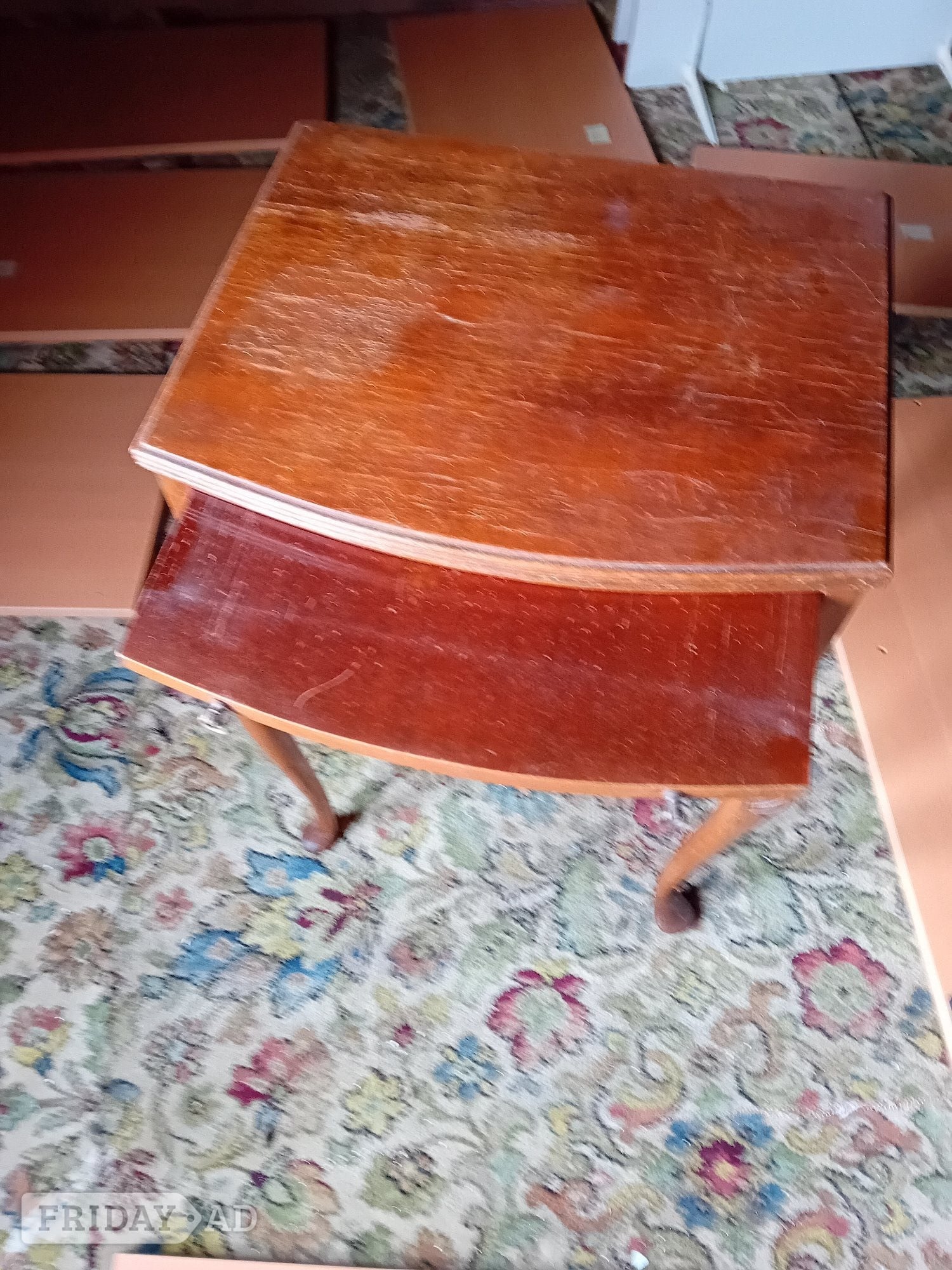 Bedside table with drawer and shelf