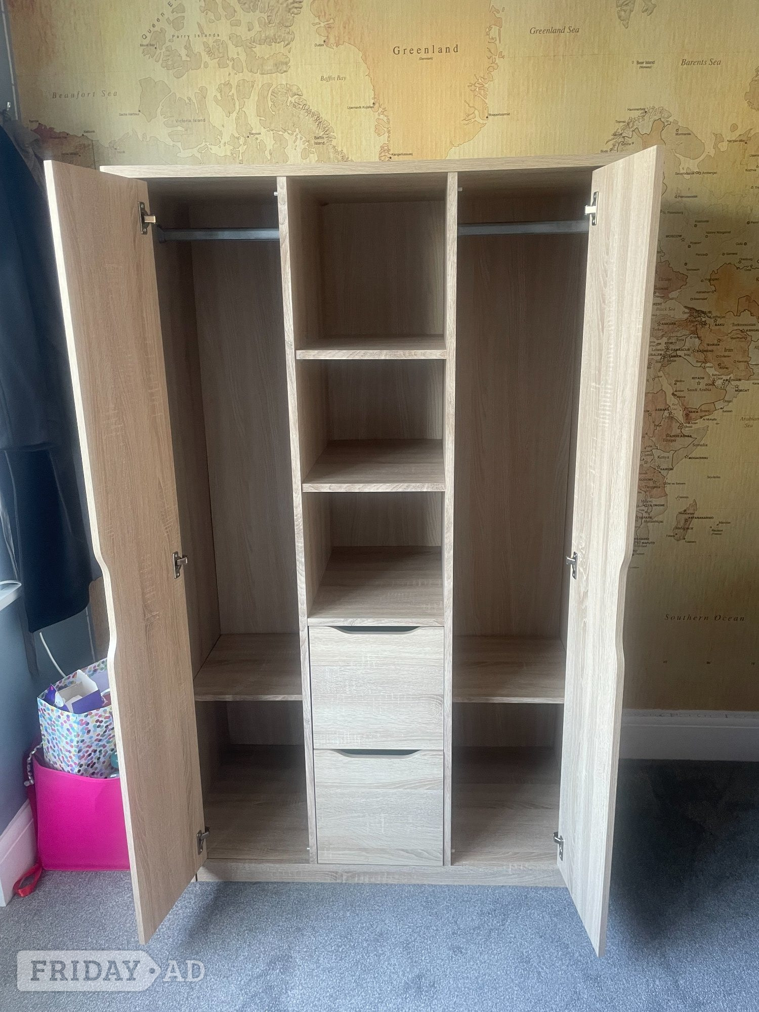 Shoreham-By-Sea  Next compton triple robe wardrobe great condition