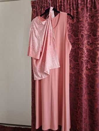 Dresses with little shoulder jacket 