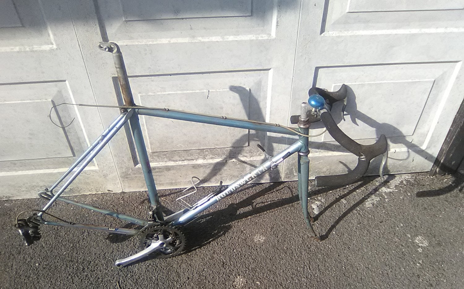 Vintage Holdsworth Steel Racing Bike 500mm Frame , Handlebars , D - Parts & Accessories