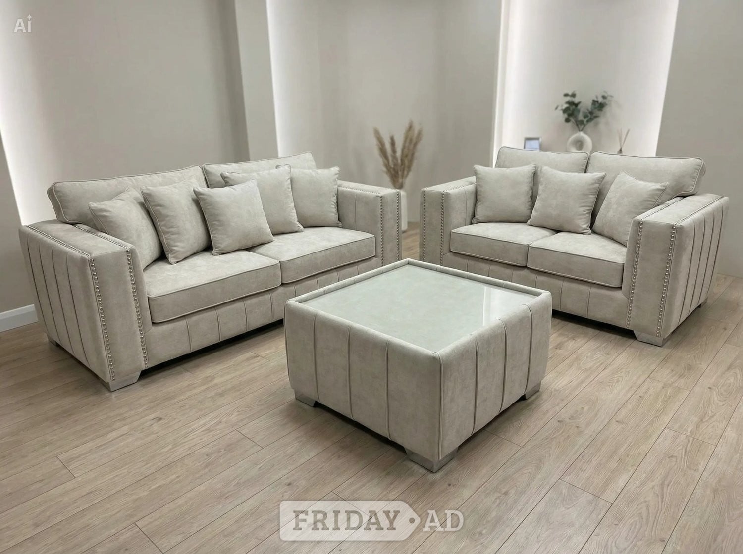 Cream 2+3 Seater Lilly Sofa in London