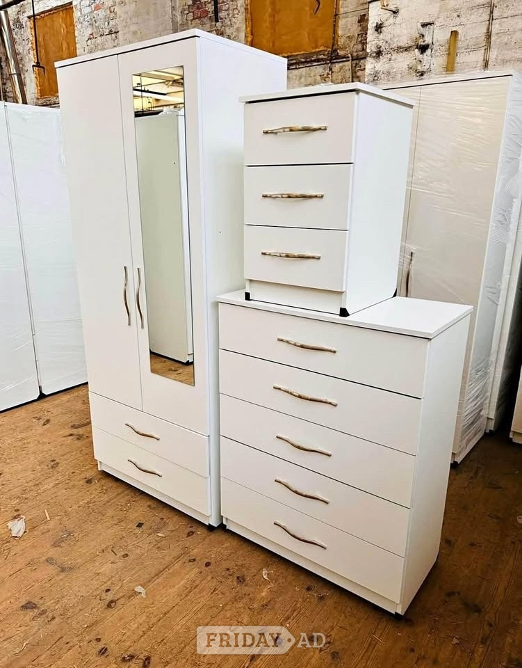 2 door wardrobe closet drawer bedside  - Furniture in Bradford-On-Avon