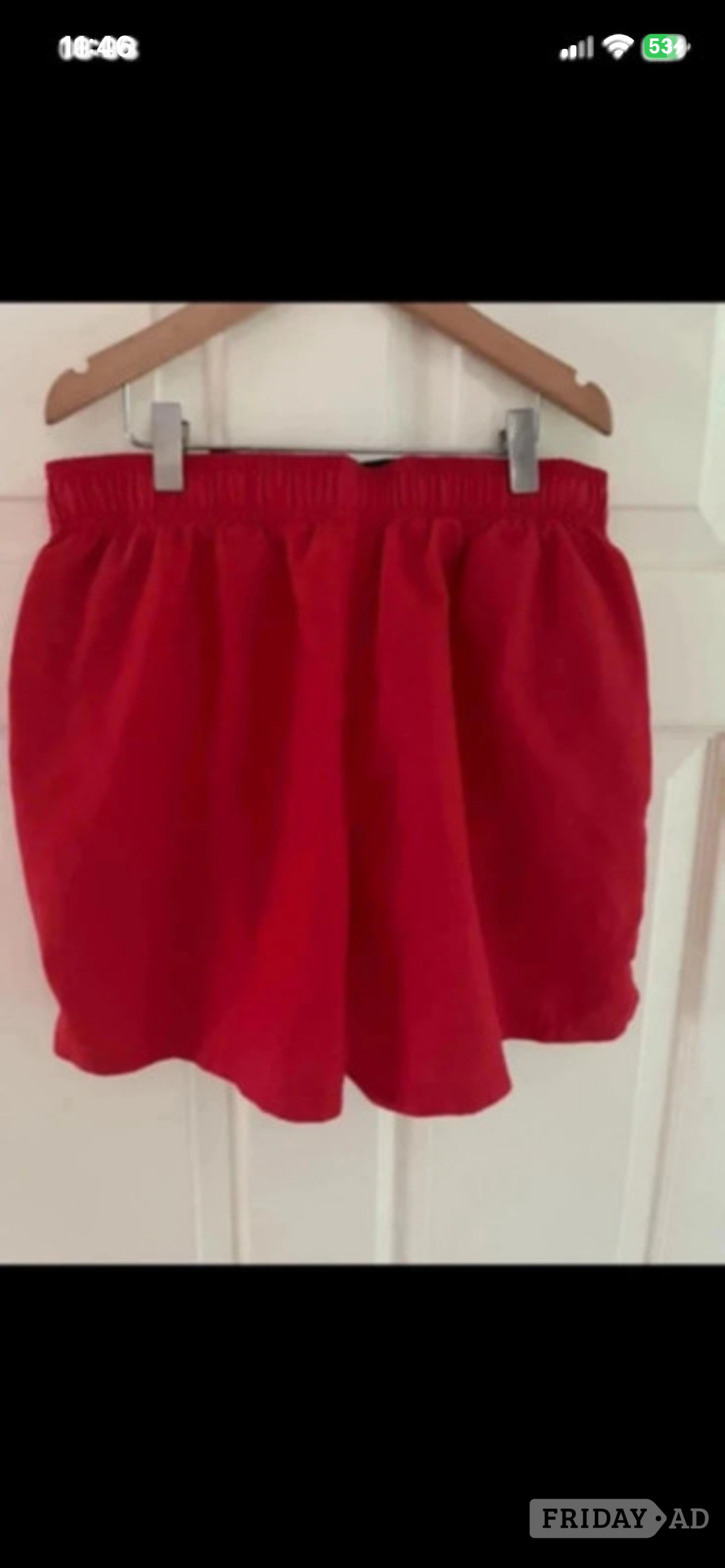 Vintage Nike activewear Shorts Mesh Lined Red Size Medium - Clothing, Footwear & Accessories