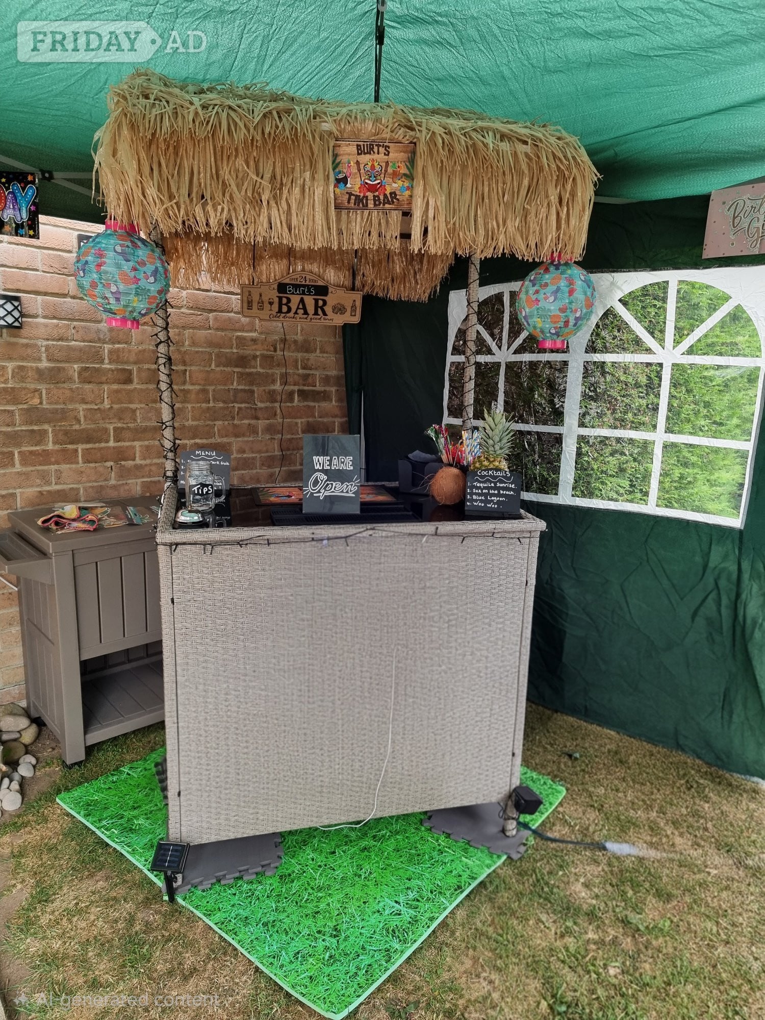 Outdoor Tiki bar  in Port Talbot