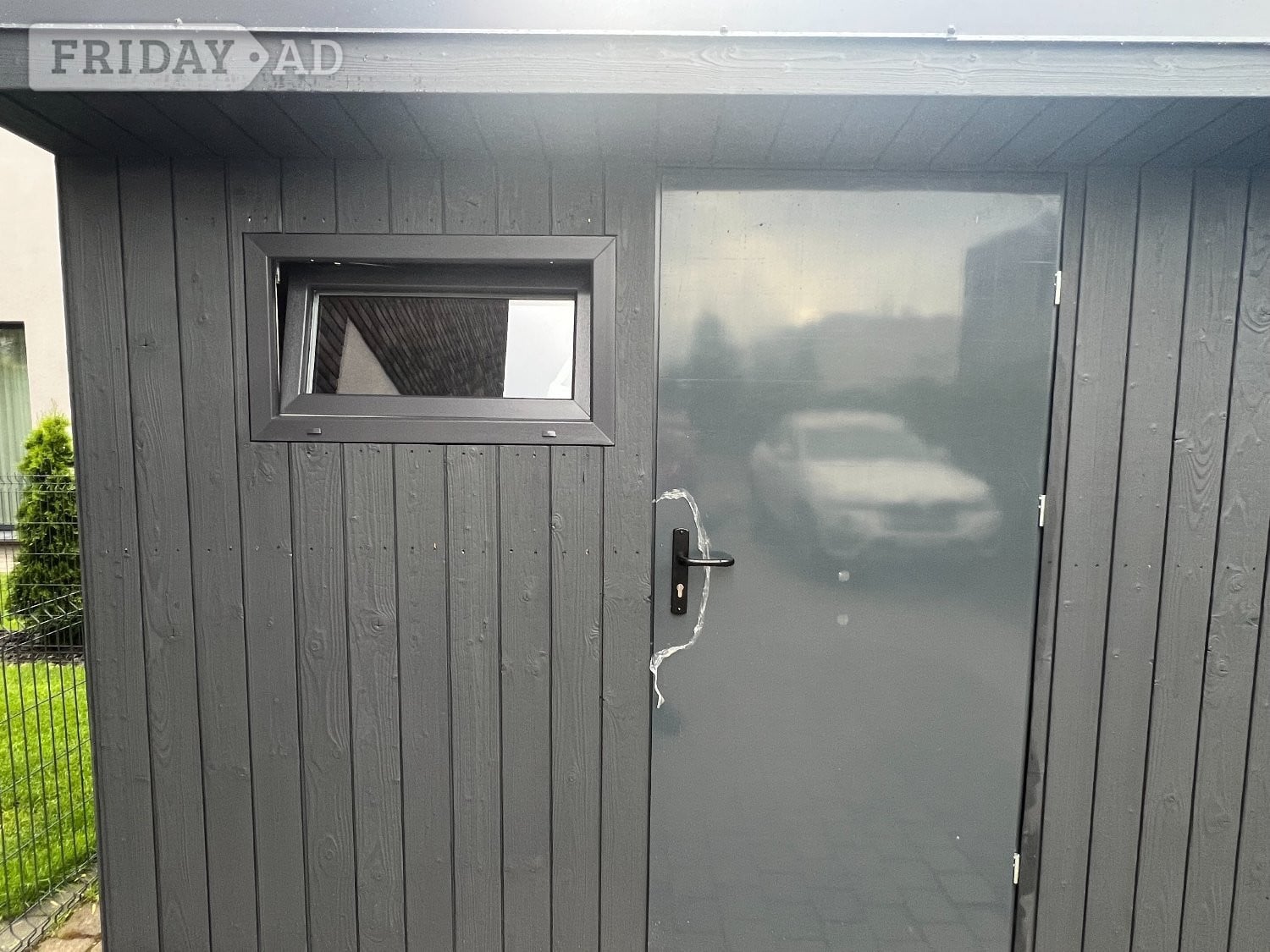 Premium Charred Timber Garden Shed