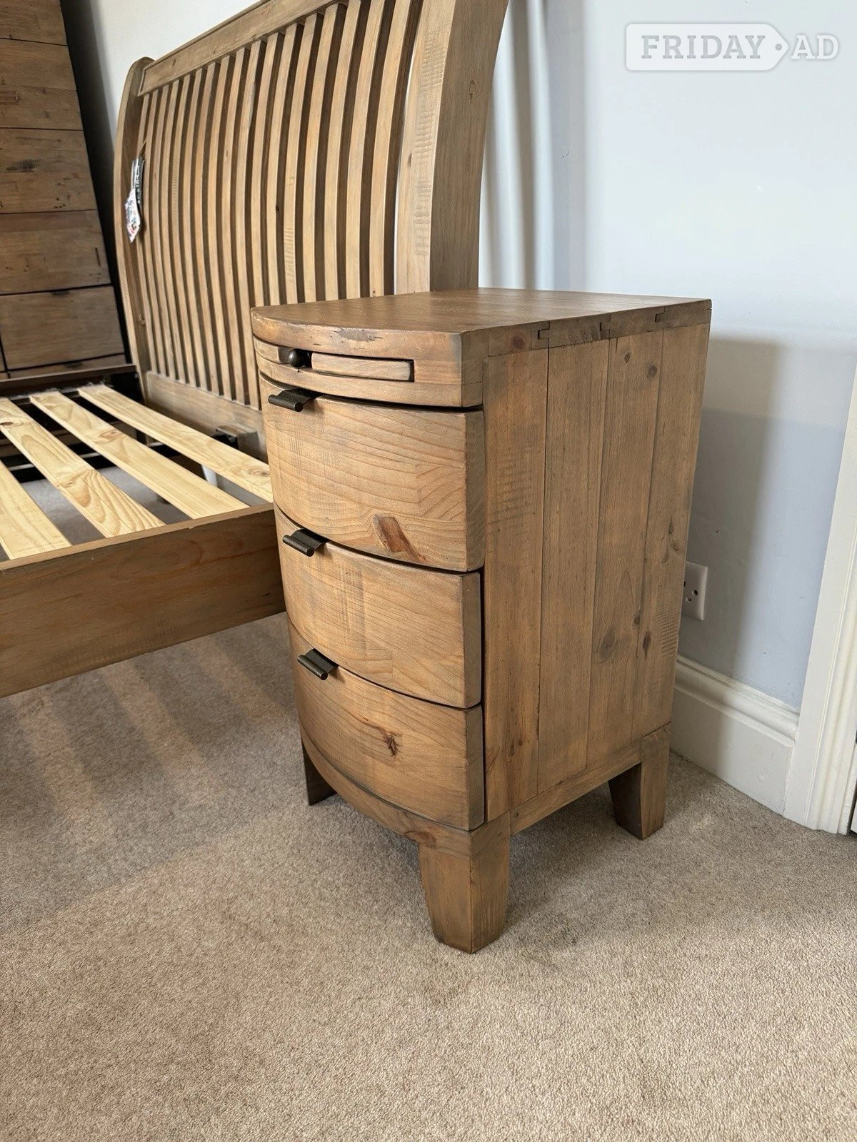 Weymouth 'BARKER & STONEHOUSE Solid Oak Bedroom Furniture (King Size Bed)