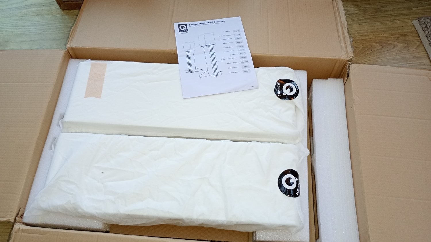 Q Acoustic concept 20 speakers and Concept stands package as new. - Tv, Audio & Cameras in Calne