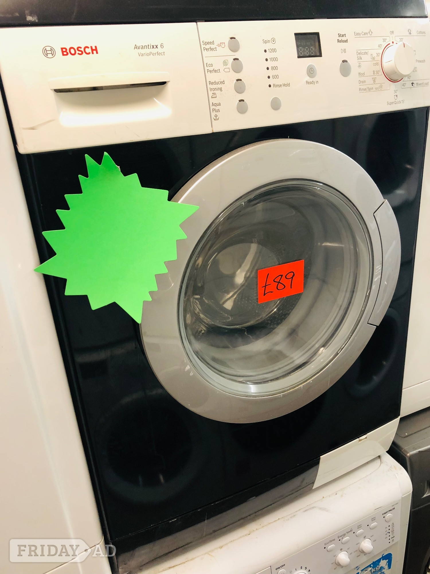 Bosch vario perfect aqua plus washing machine  in Banbury