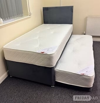 3 IN 1 APOLLO GUEST BED - semi orthopaedic mattress & headboard