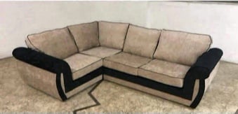 LUSH CORNER SOFA - BROWN