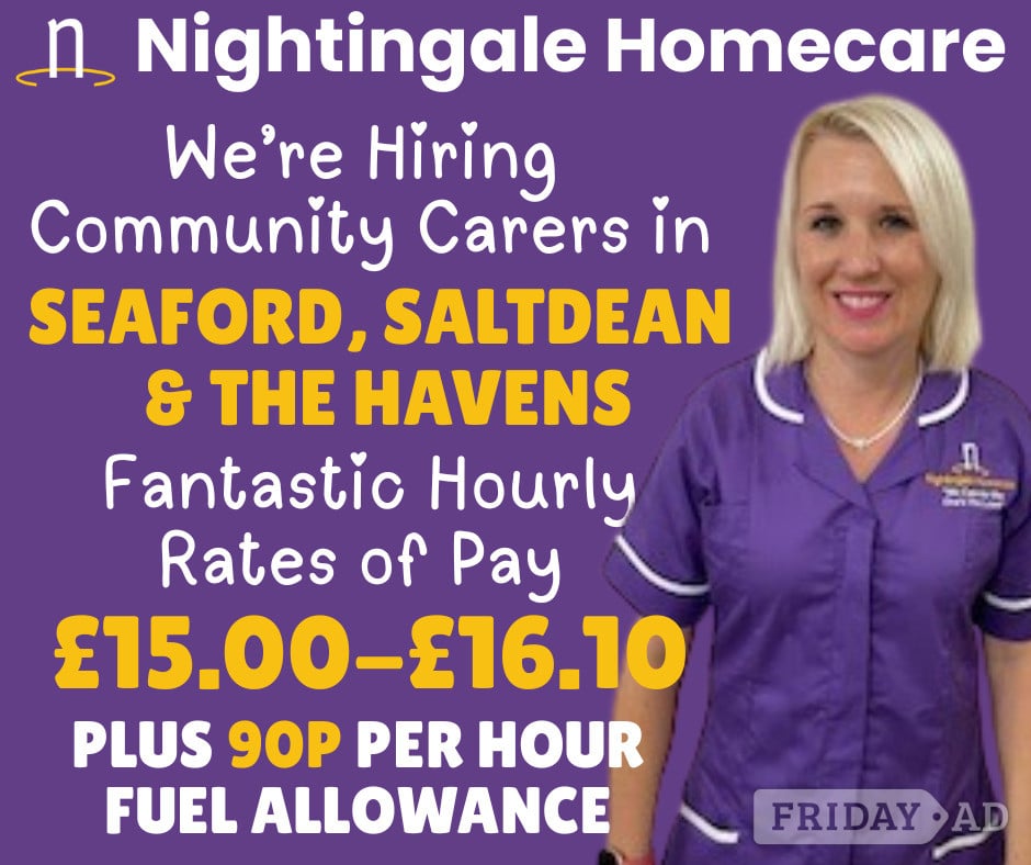 Care Assistant Seaford, Saltdean & The Havens in Seaford