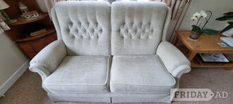 Sofa (2 seater) & two armchairs