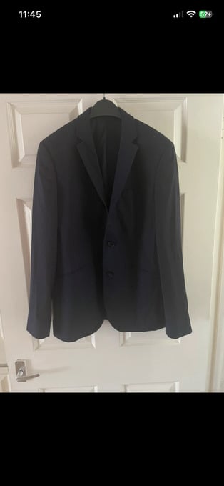 Mens Primark slim fit stretch jacket with shoulder pads size 40 r