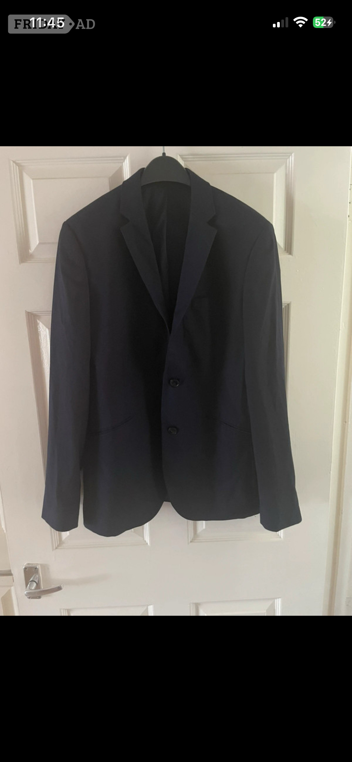 Mens Primark slim fit stretch jacket with shoulder pads size 40 r in Stourport-On-Severn
