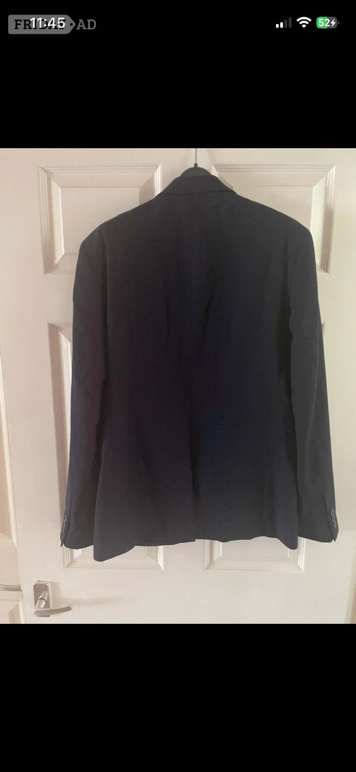 Mens Primark slim fit stretch jacket with shoulder pads size 40 r - Clothing, Footwear & Accessories