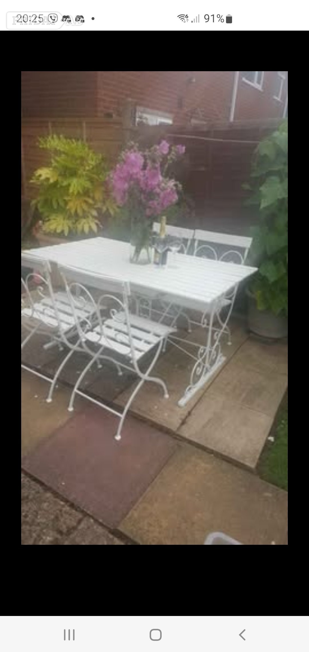 Vintage garden table and chairs  - Garden in Wellingborough