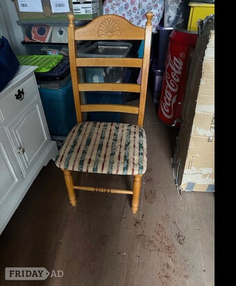 6 HIGH BACKED DINING ROOM CHAIRS
