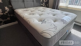 LYON MEMORY MATTRESS WITH DIVAN BASE WITH 2 DRAWERS - DOUBLE