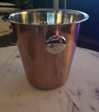 Copper champagne/ice bucket