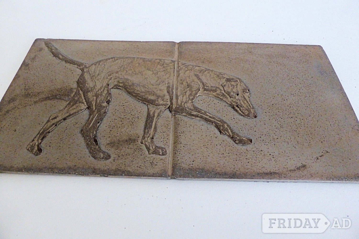 Wall hanging, Dog tile in Wells