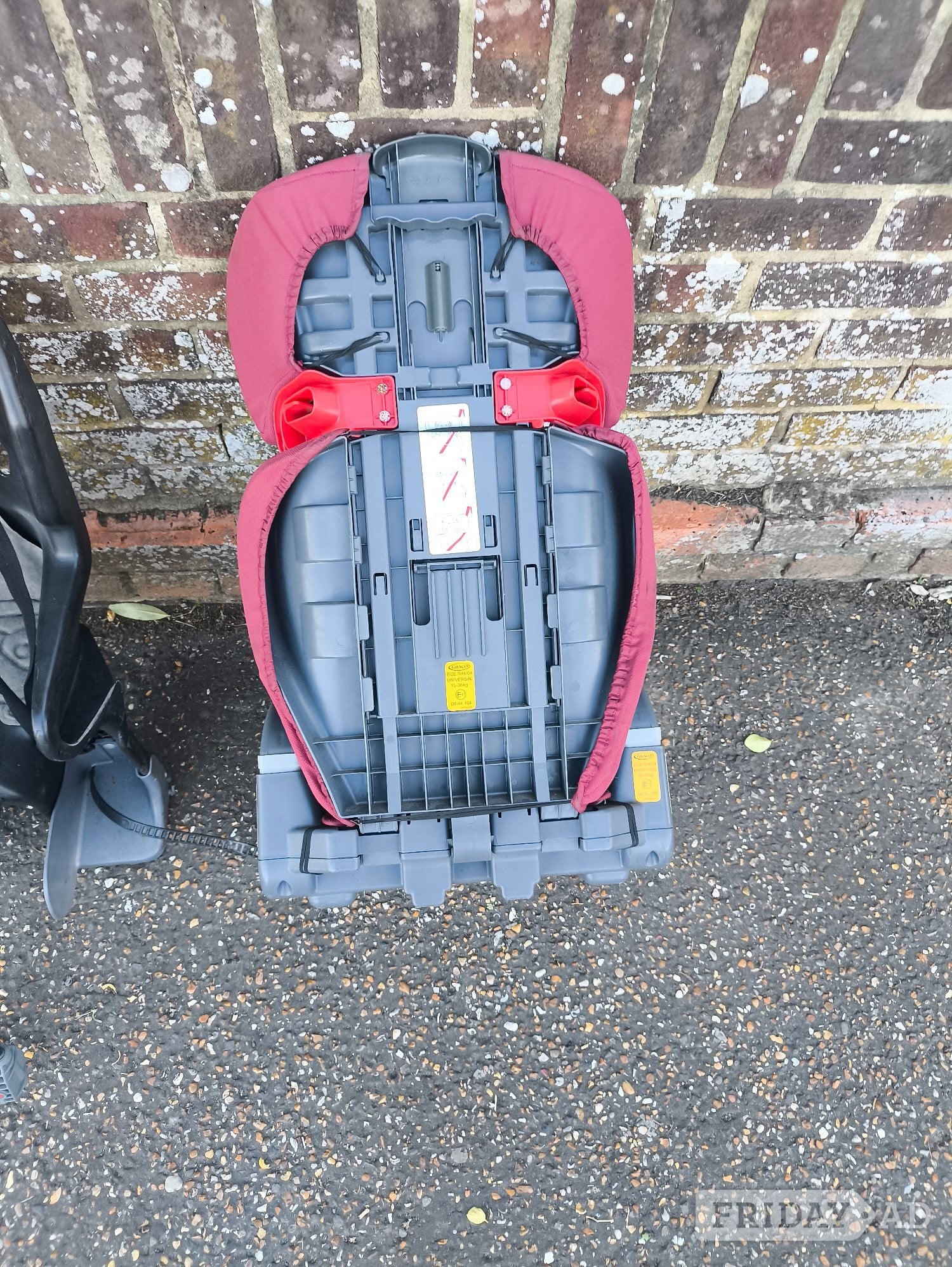 Graco car child and bicycle child seats