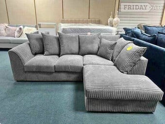 Corner Sofa ~~ Jumbo L Shape 4 Seater Corner Sofa For Sale 
