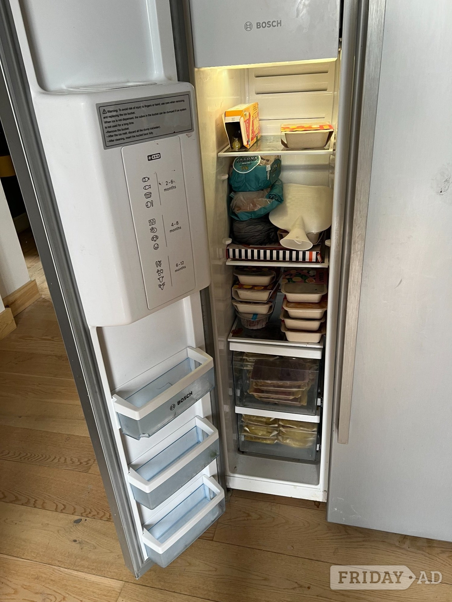 Bosch Fridge freezer with chilled water and Ice m/c - Home Appliances in Hassocks