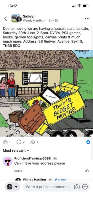 House contents sale