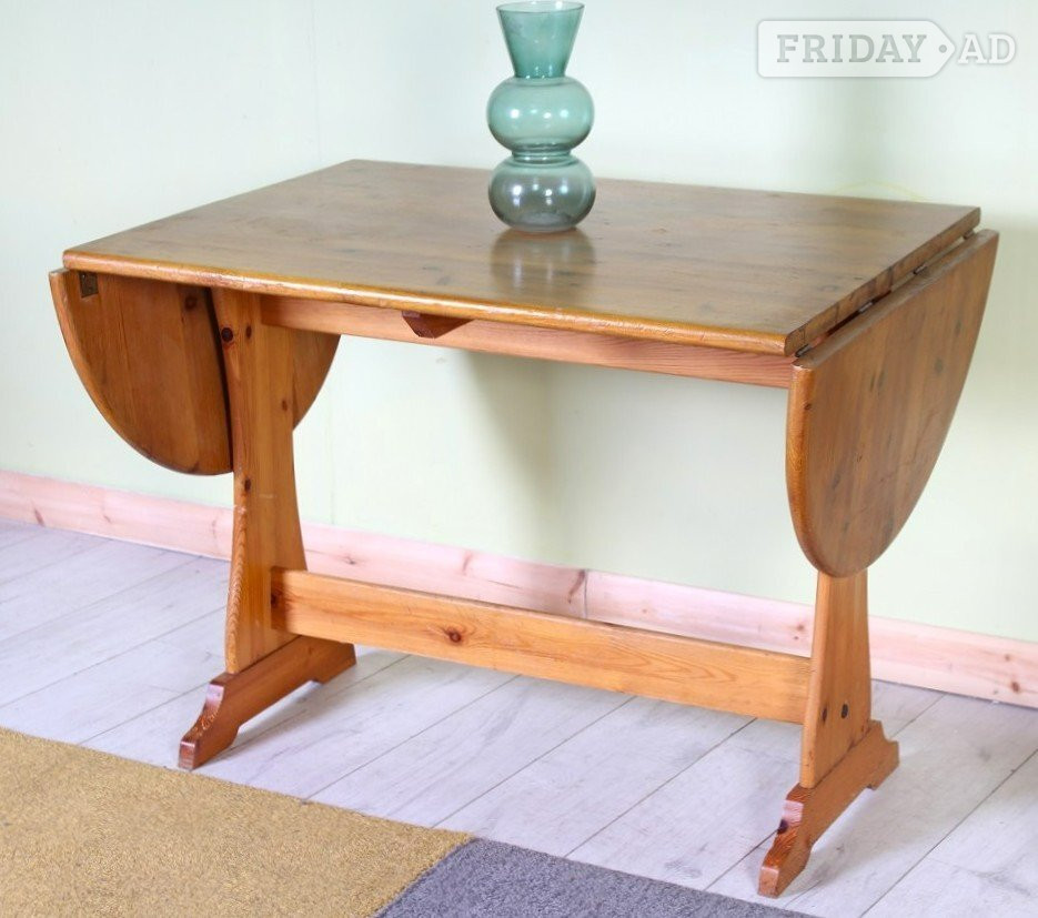 Delivery Options - Old Pine Drop Leaf Table Sturdy
