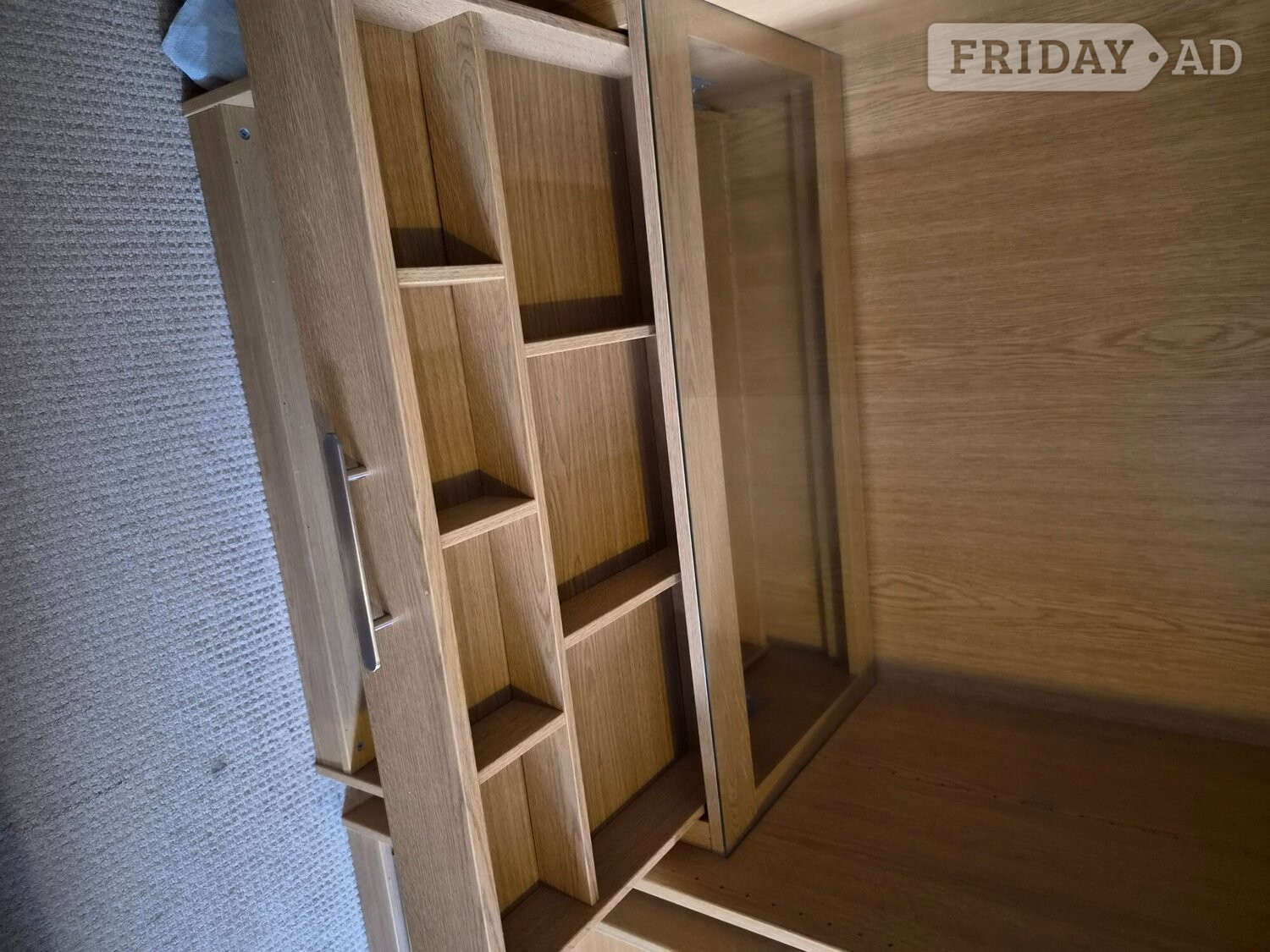 Ikea wardrobes with hanging rails draw spce and a glass top  - Furniture in Colwyn Bay