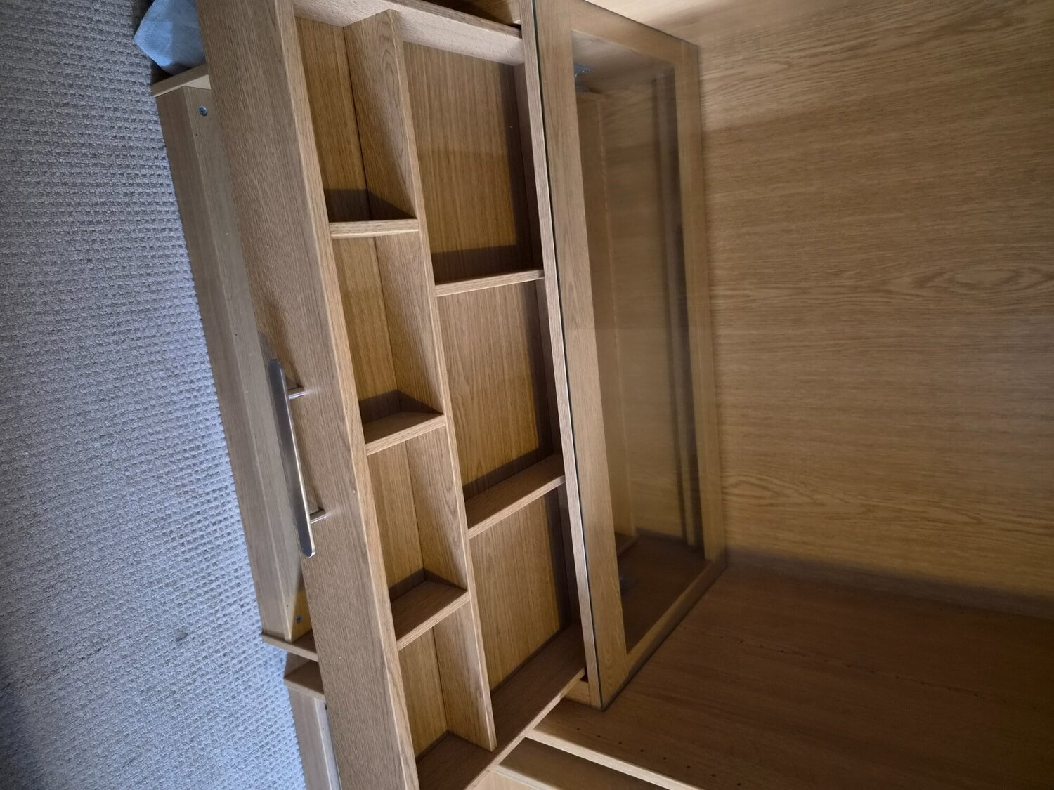 Ikea wardrobes with hanging rails draw spce and a glass top  - Furniture in Colwyn Bay