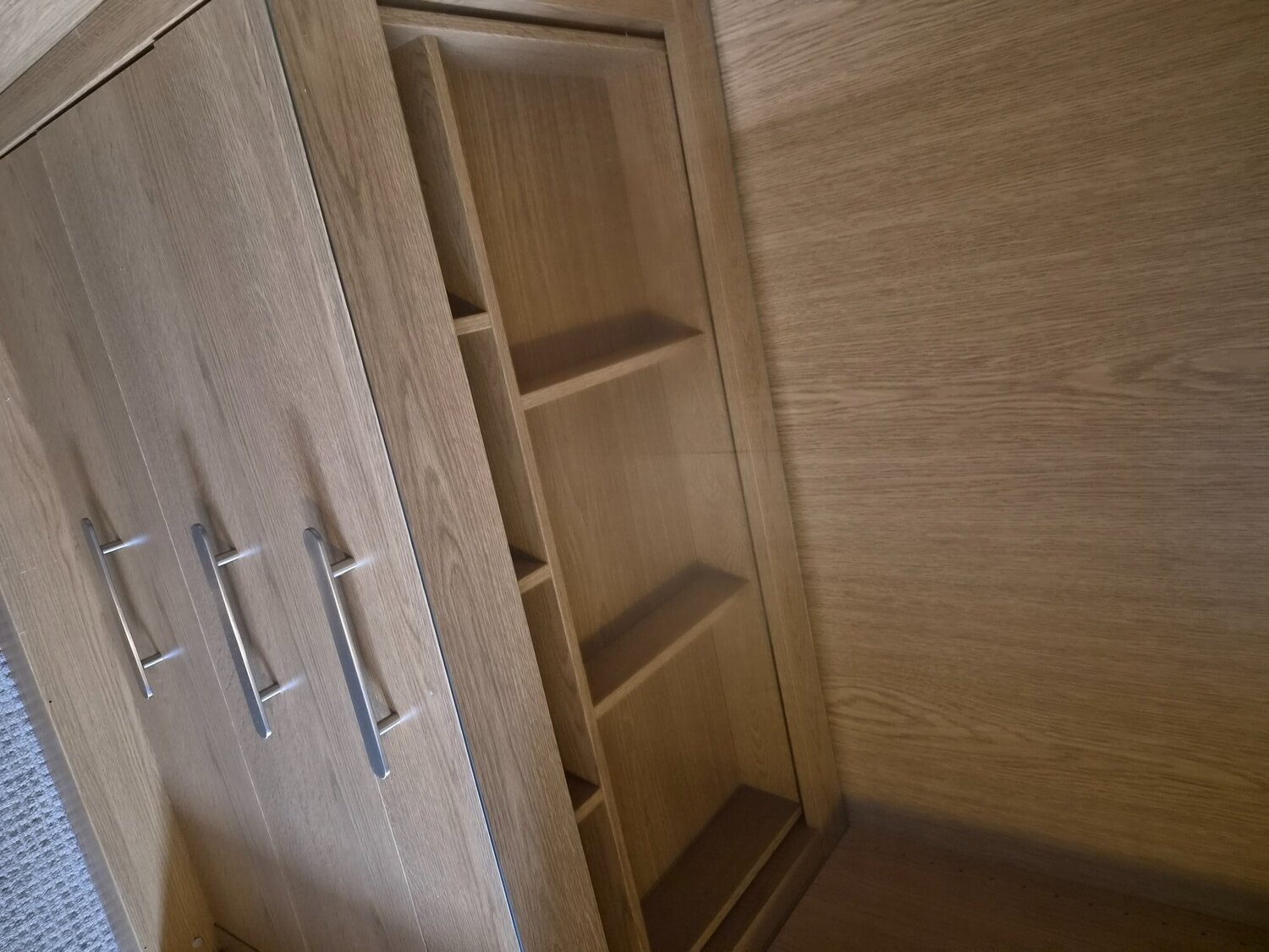 Ikea wardrobes with hanging rails draw spce and a glass top  - Furniture