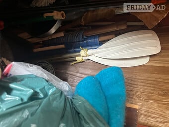 Pair of rowing oars