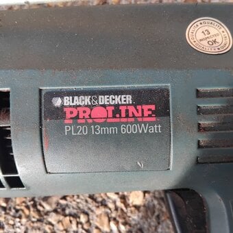 HAMMER DRILL VINTAGE BLACK DECKER  UNTESTED 