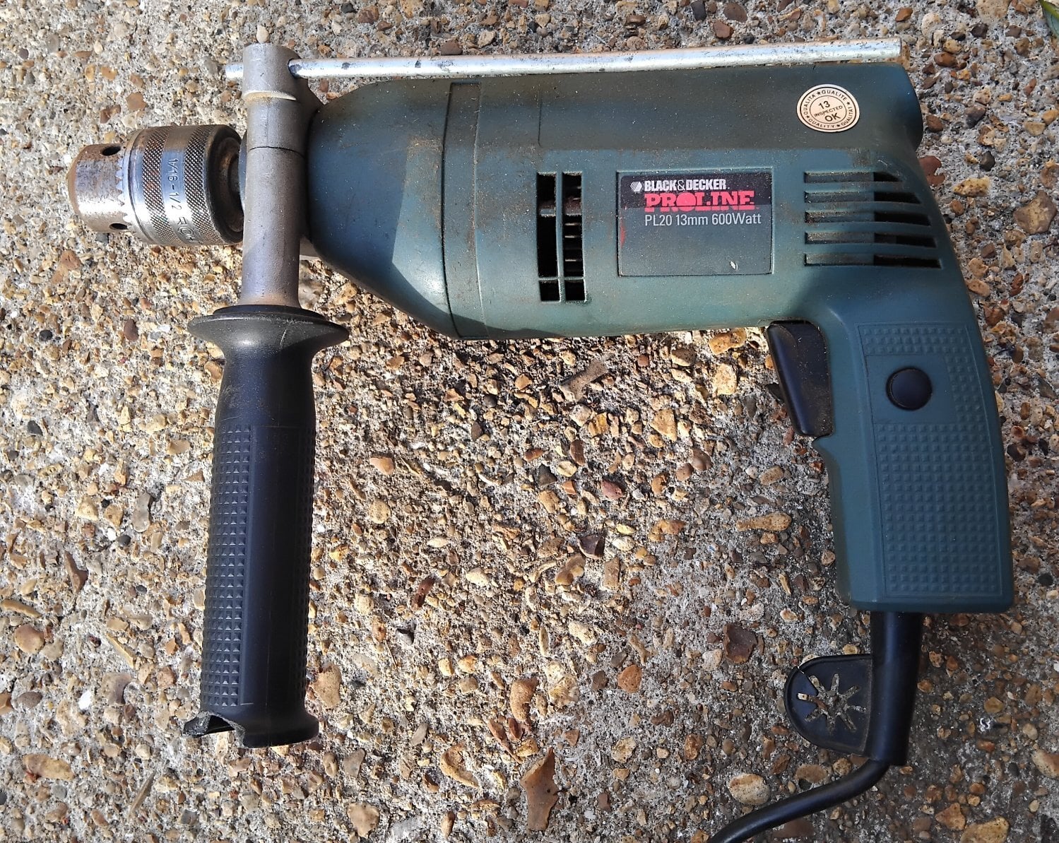 HAMMER DRILL VINTAGE BLACK DECKER  UNTESTED 