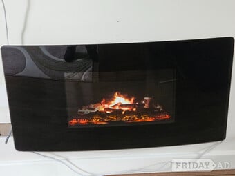 LCD Flame effect wall mounted electric fire