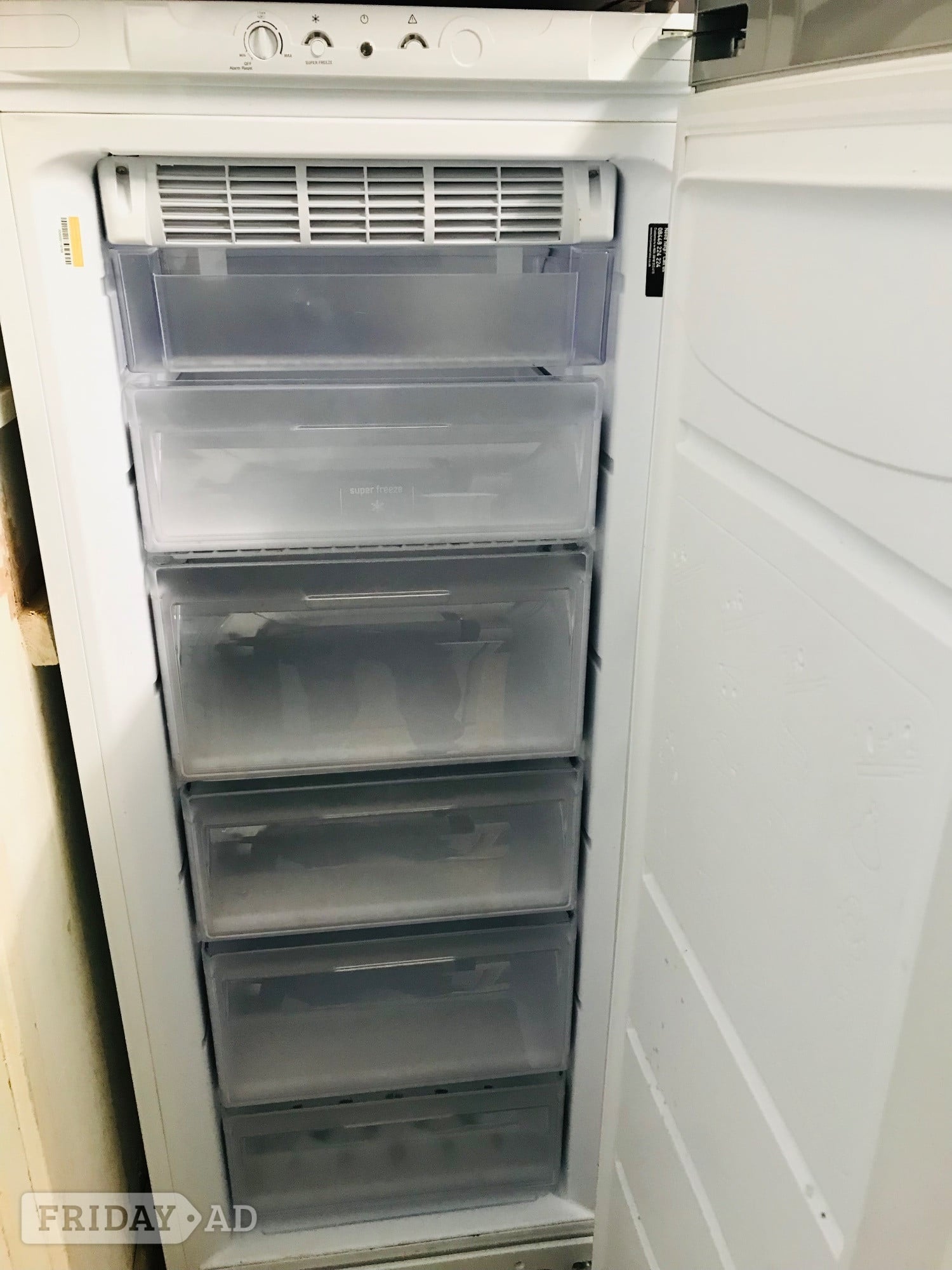 Hotpoint frost free standing freezer 
