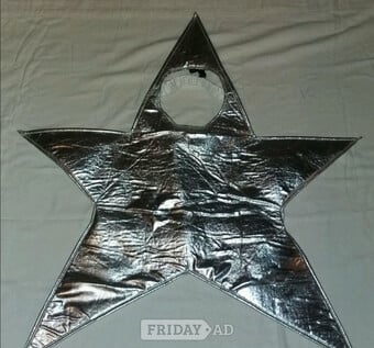 Child's silver star costume