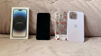 Apple iPhone 14 Pro Max 128GB Silver White Excellent Condition