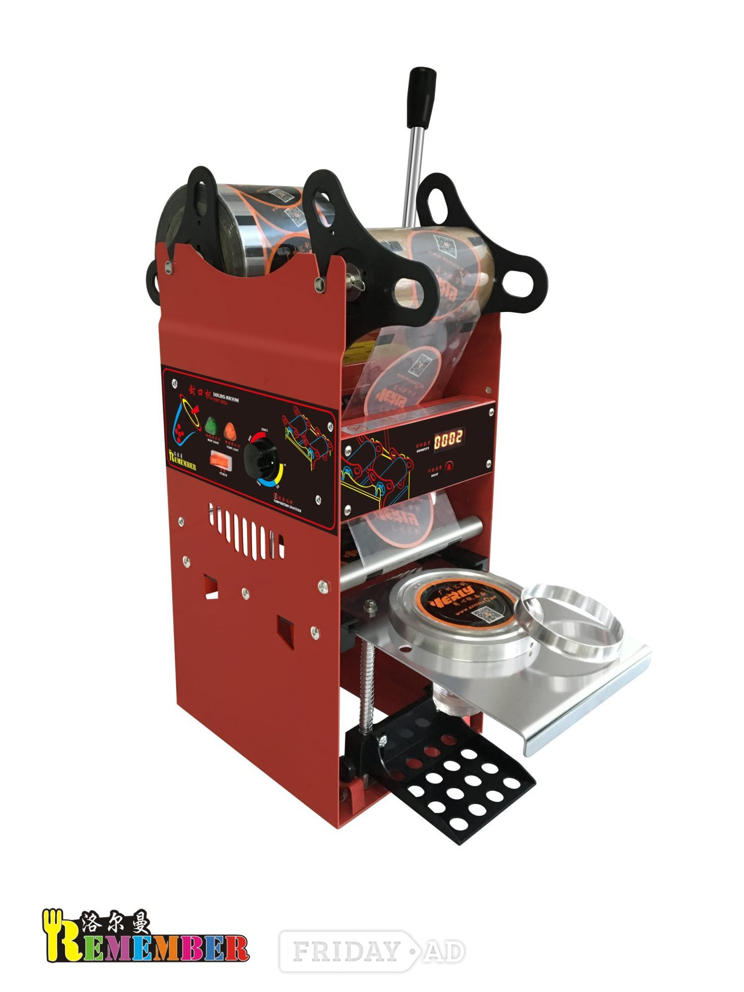   Share Manual Cup Sealing Machine Commercial Cup Sealer Machine 
