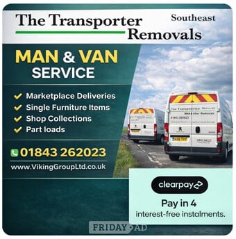 Man and van in margate 
