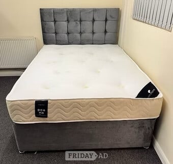 KING -REGENCY 1000 POCKET MATTRESS WITH DIVAN BASE & 24 INCH
