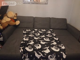Lovely grey sofa bed 