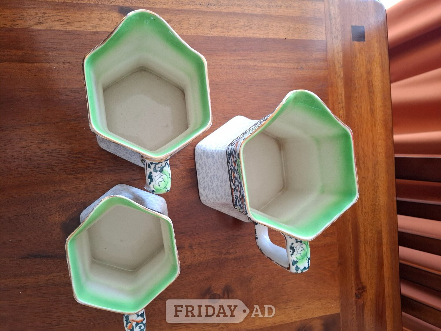 Lancing Set of 3 Edwardian Jugs 