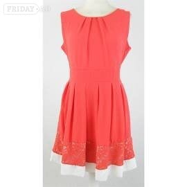☀️ BRAND NEW: Apricot Sleeveless Dress – Vibrant Coral (UK 14) ☀️