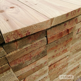 4x1 PAR Timber. Treated Green 4.8m Lengths