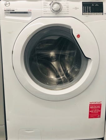 Hoover 8KG load One Touch Washing Machine 