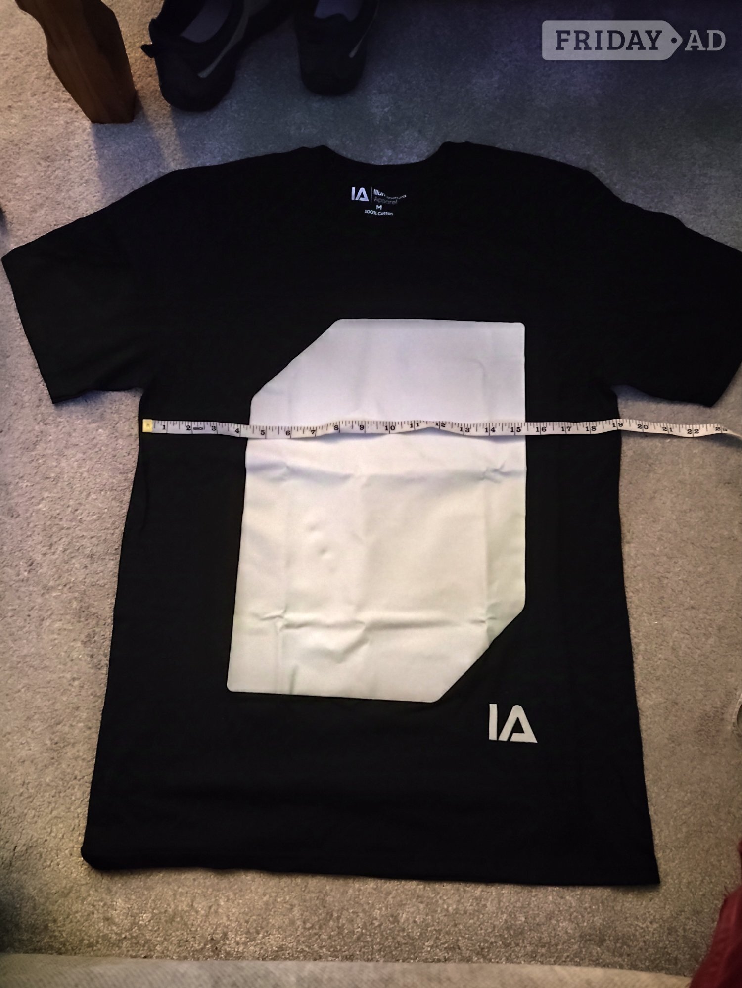 Weston-Super-Mare Illuminated Apparel glow in the dark t-shirt size 10-12/M