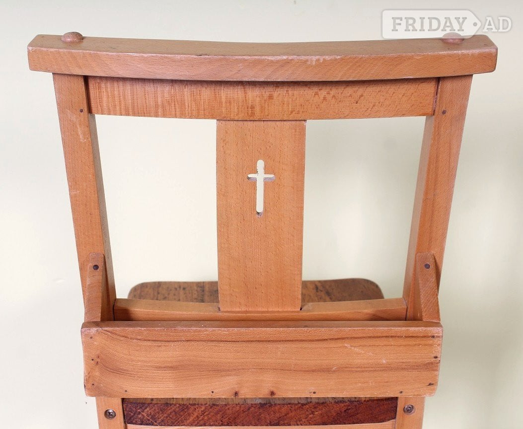 Delivery options - Vintage Retro Chapel Church Chairs  - Furniture in Hailsham