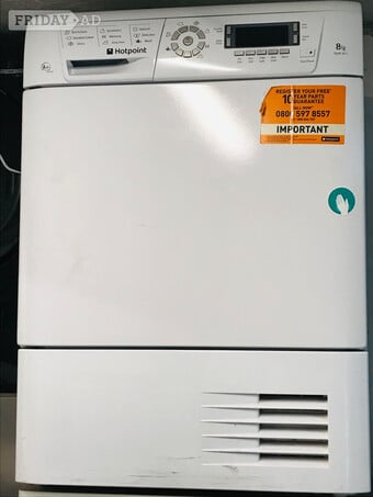 Hotpoint 8KG load condenser dryer 